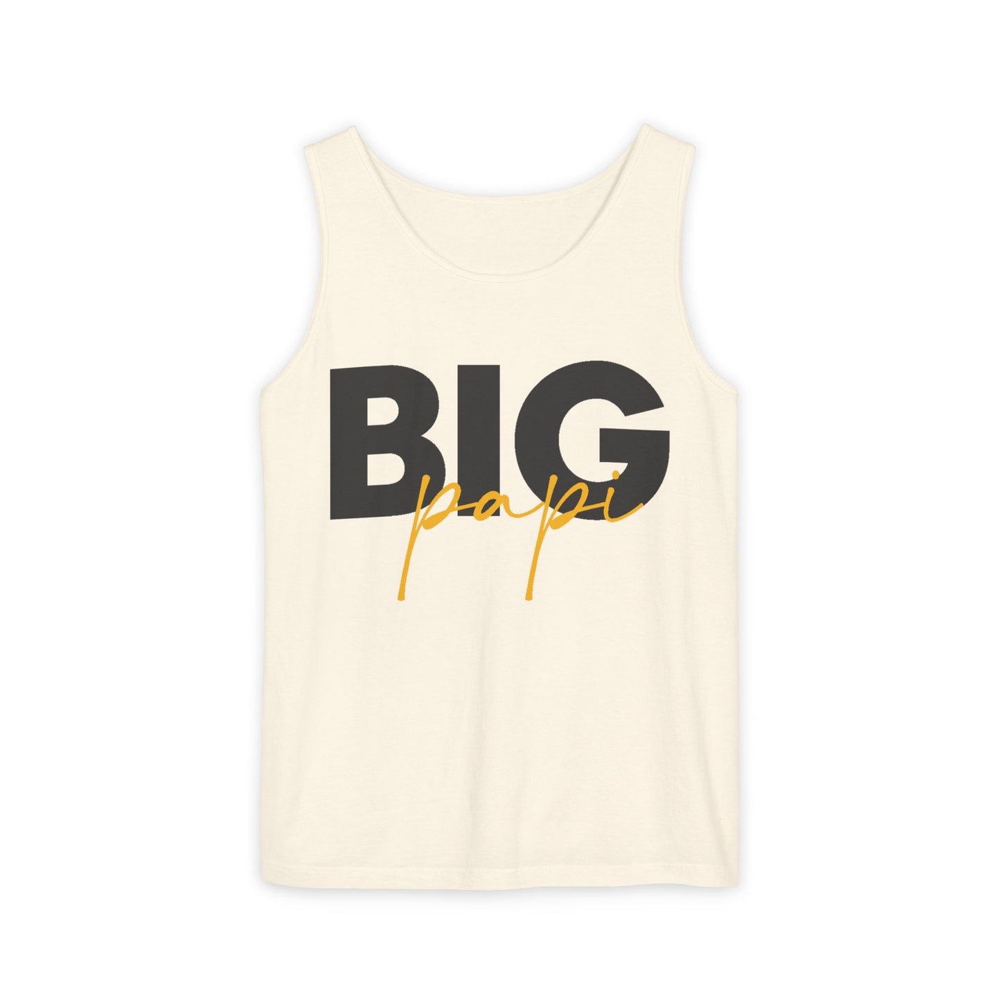 Big Papi Unisex Garment-Dyed Tank Top - Casual Summer Wear for Dad