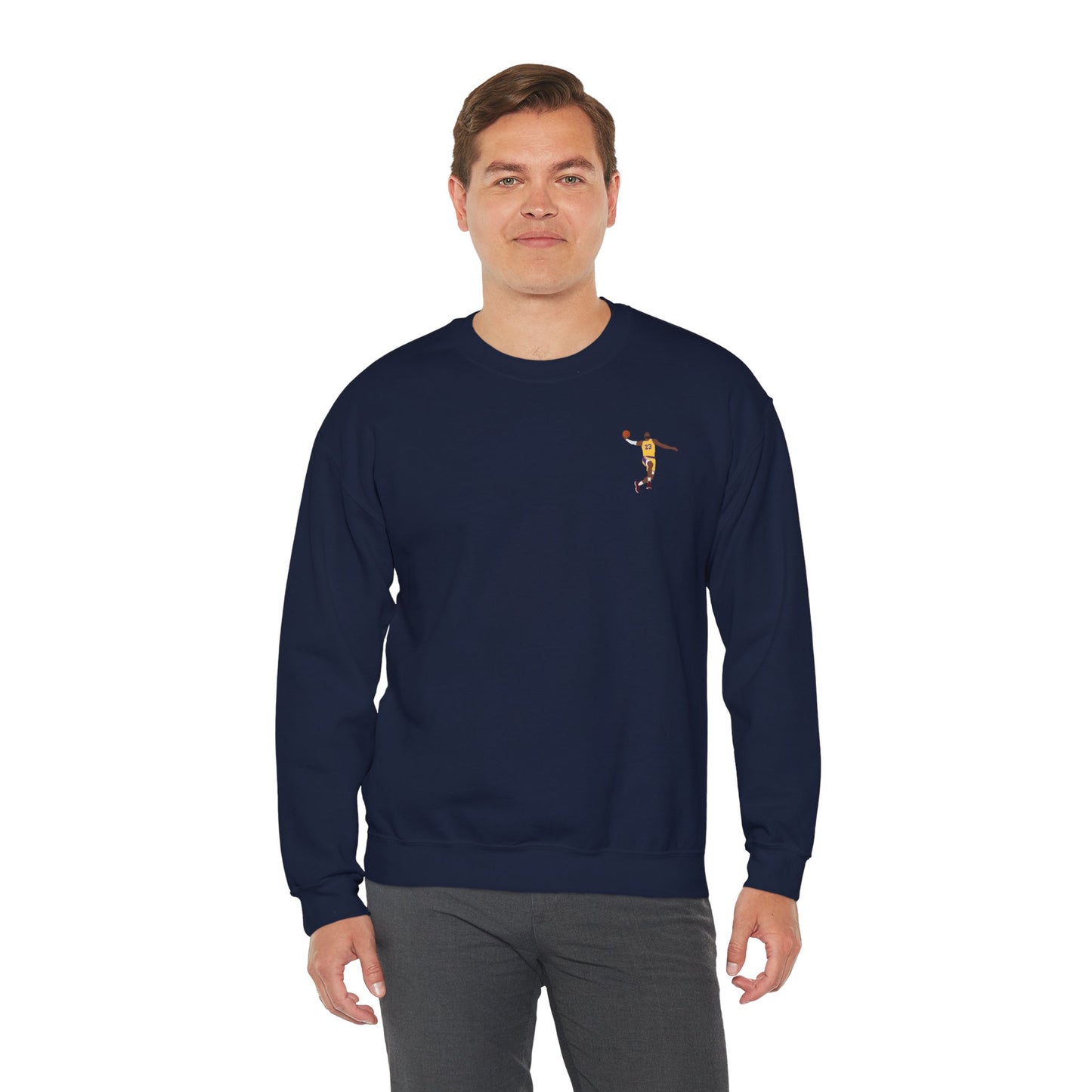 Basketball Player Unisex Heavy Blend™ Crewneck Sweatshirt - Sporty Style for Every Occasion