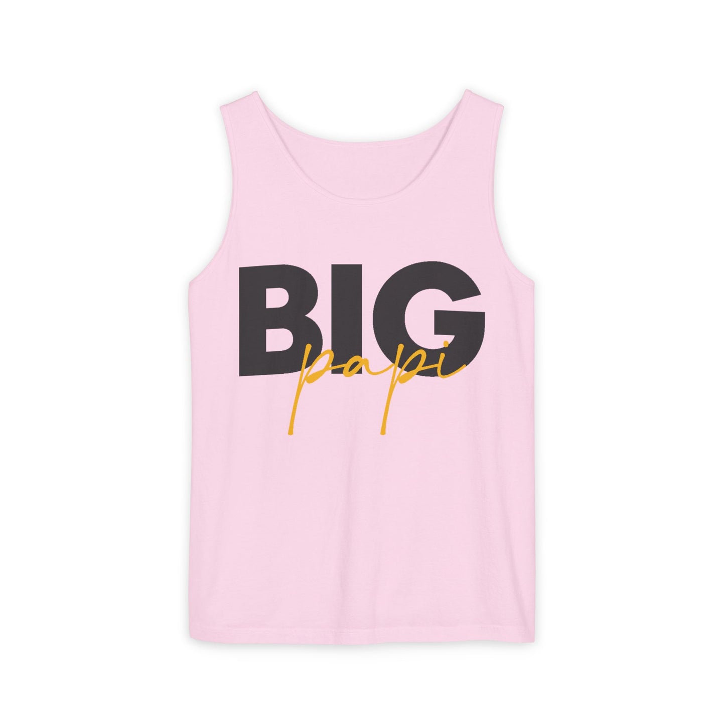 Big Papi Unisex Garment-Dyed Tank Top - Casual Summer Wear for Dad