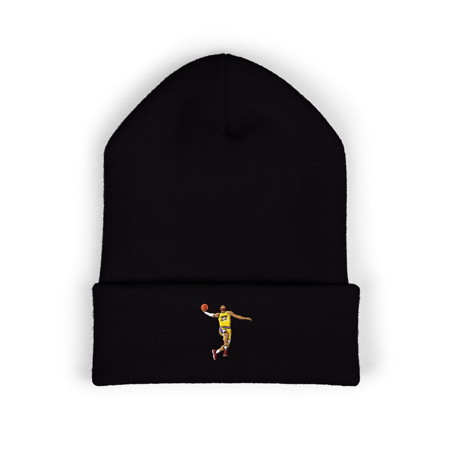 Embroidered Classic Cuffed Beanie - Stylish Winter Accessory for NBA Fans