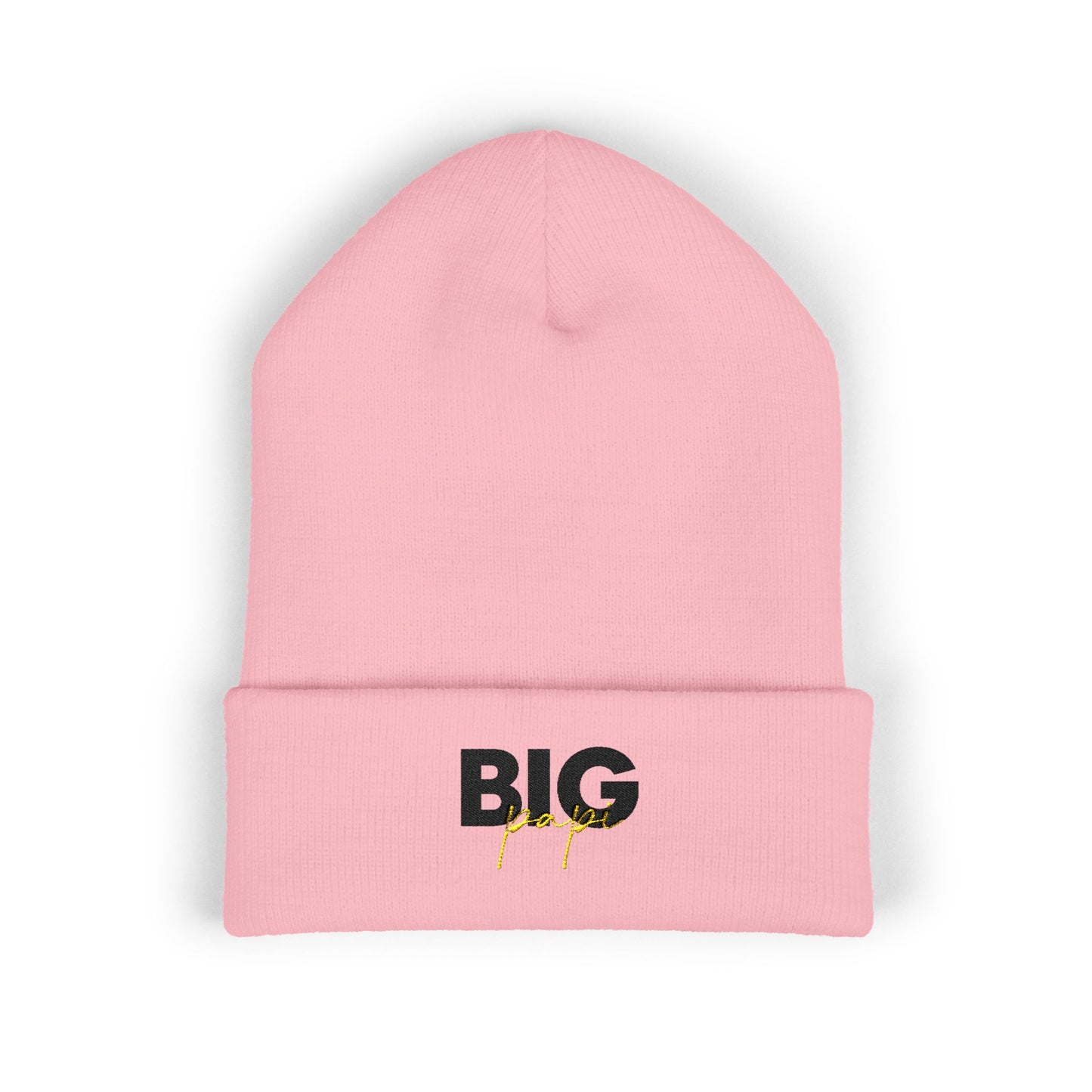 Embroidered Beanie - 'BIG' Statement Hat for Winter Style