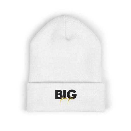 Embroidered Beanie - 'BIG' Statement Hat for Winter Style