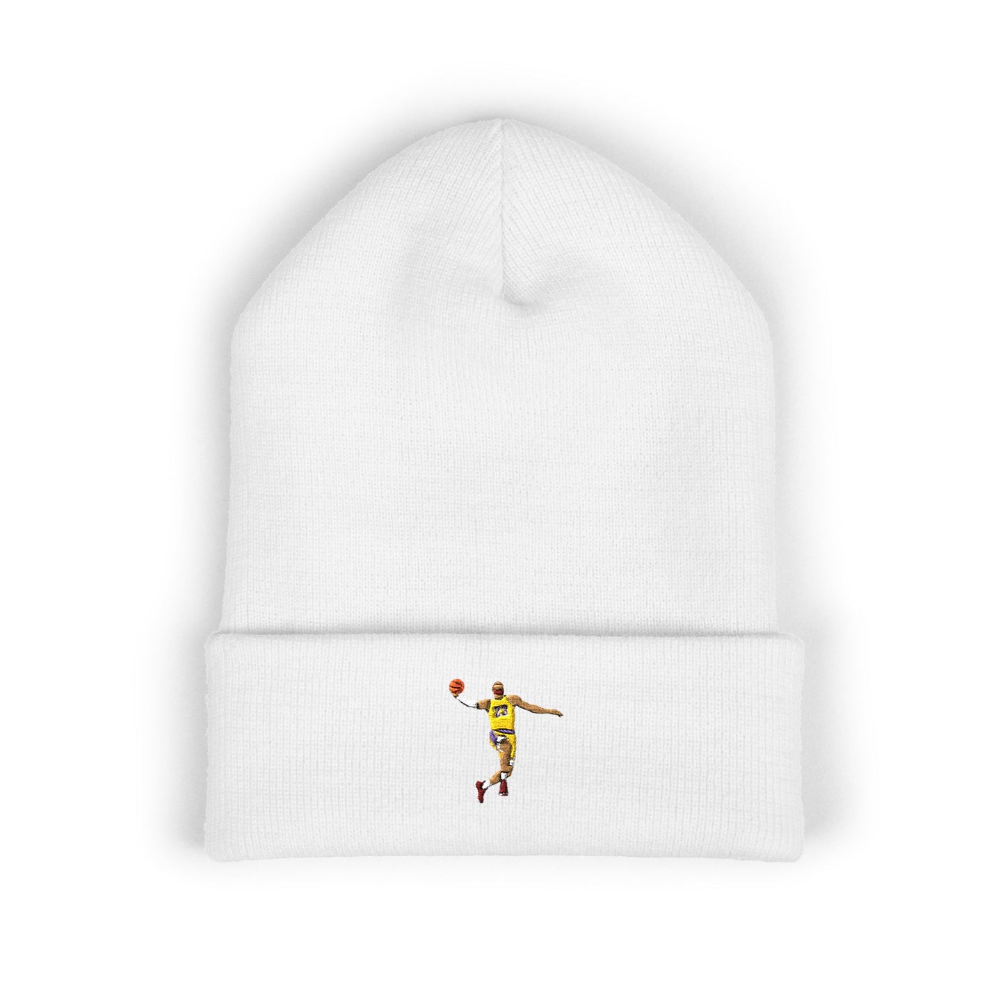 Embroidered Classic Cuffed Beanie - Stylish Winter Accessory for NBA Fans
