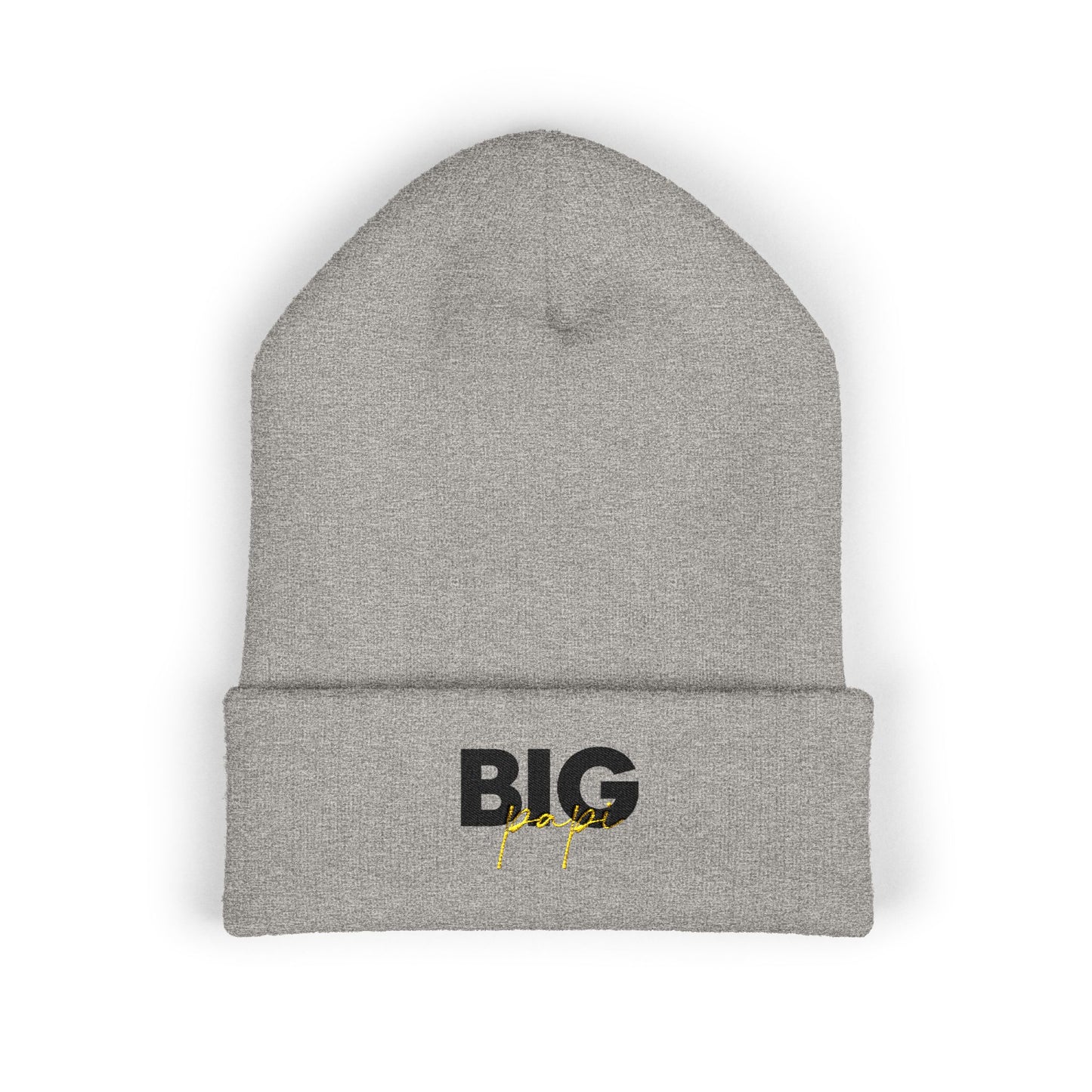Embroidered Beanie - 'BIG' Statement Hat for Winter Style
