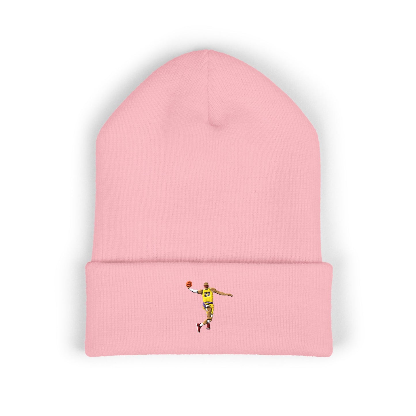 Embroidered Classic Cuffed Beanie - Stylish Winter Accessory for NBA Fans